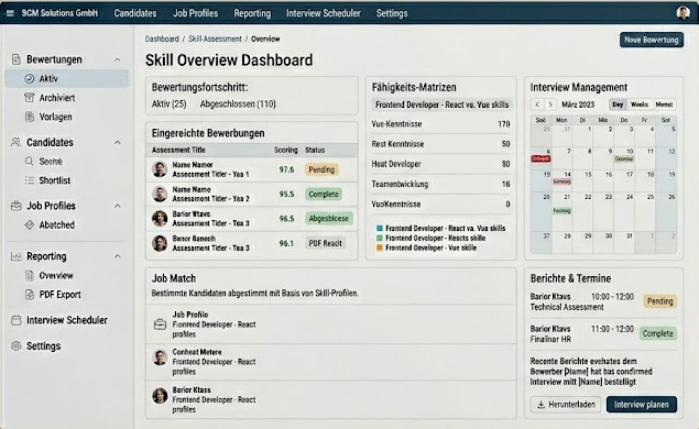 Questionnaire / Skill-Assessment Plattform - BCM Solutions GmbH