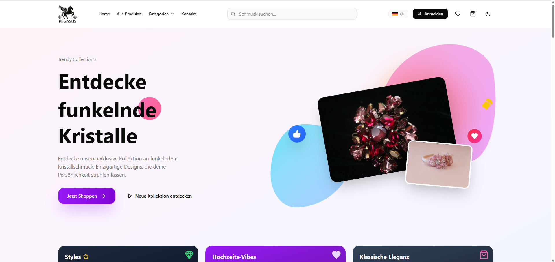 Online-Shop für Schmuck, Taschen, Accessoires und Uhren